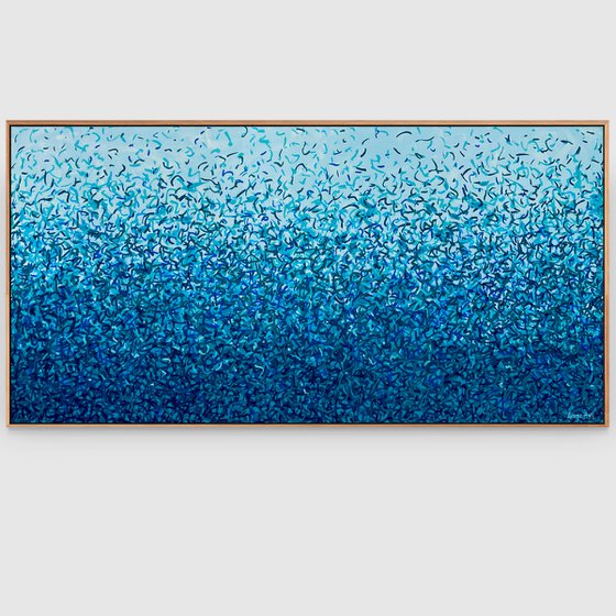 The Maroubra Water Dance 152 x 76cm acrylic on canvas