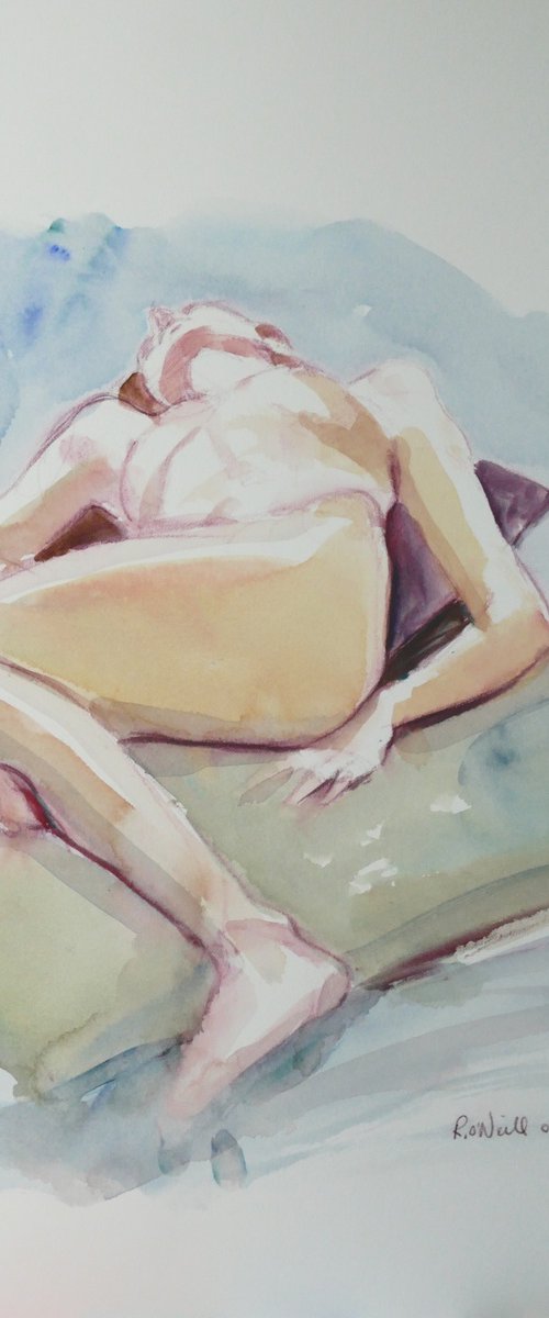 Reclining female nude by Rory O’Neill