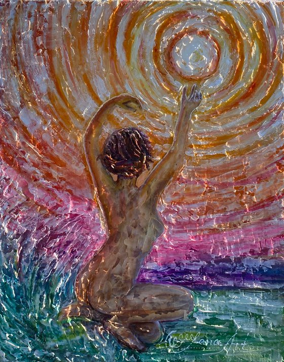 Morning Sun Salutation  Original  Painting