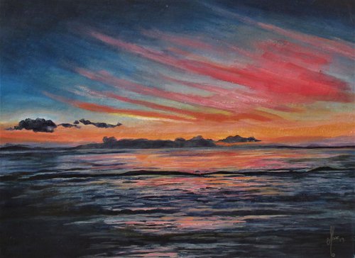Caribbean Sunset 2 by Max Aitken