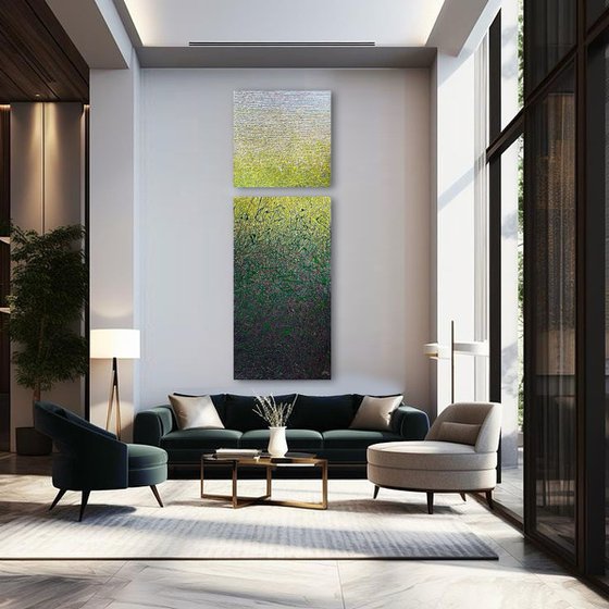 In search of silence- 2 (green)