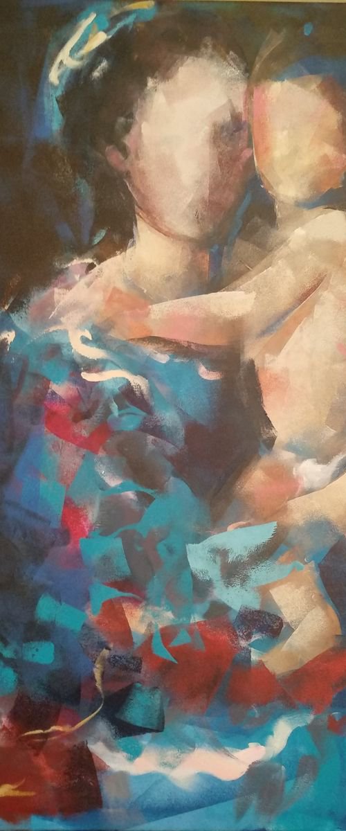 Blue Madonna by Marina Del Pozo