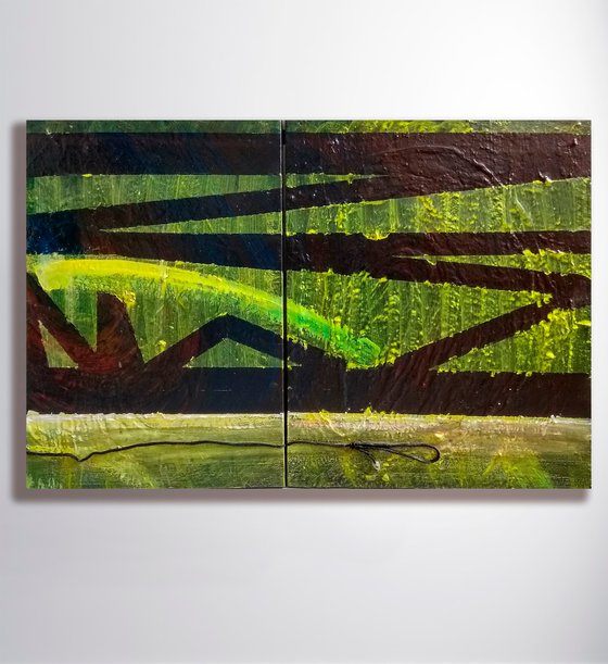 "A bridges " diptych