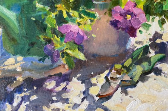 In the garden