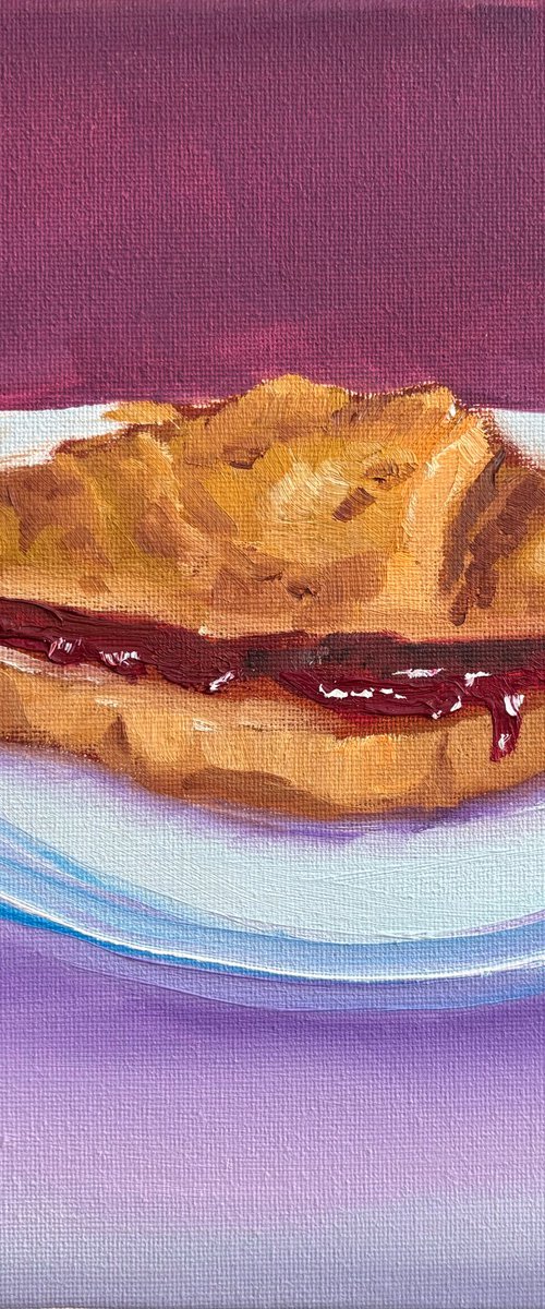 The croissant. still life by Dmitry Fedorov