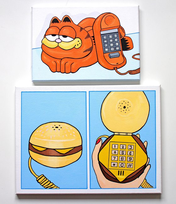 Garfield Phone Pop Art