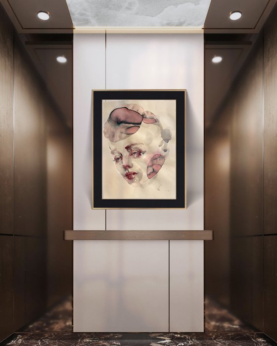 Watercolor Portrait Aura