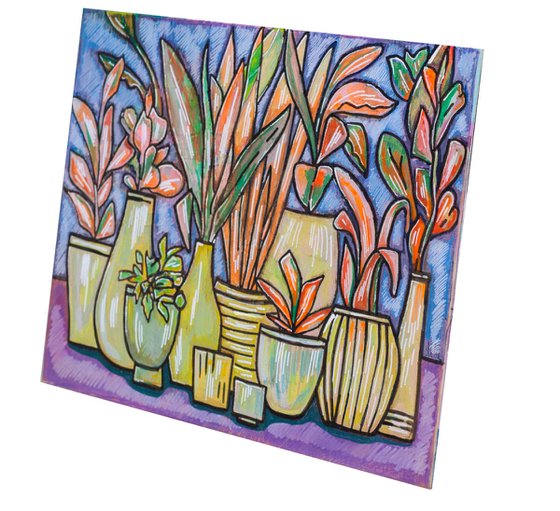 Home Plants in Vase