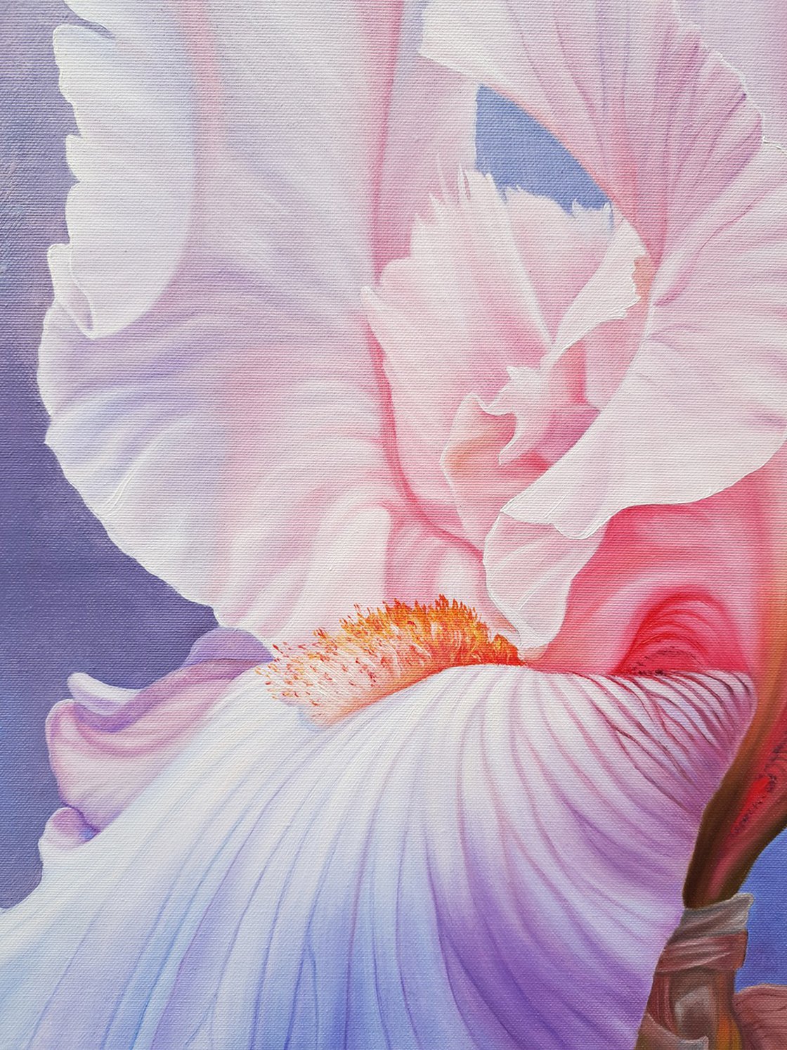 Portrait of Iris. Vivien Oil painting: Anna Steshenko