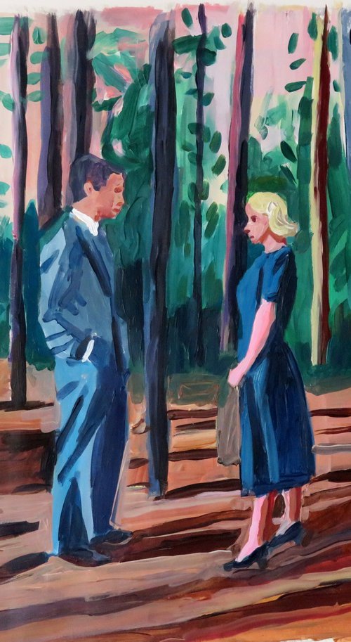 A conversation in the woods by Stephen Abela