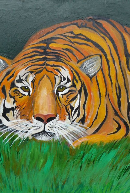 Tiger Аttack by Mima Taneva