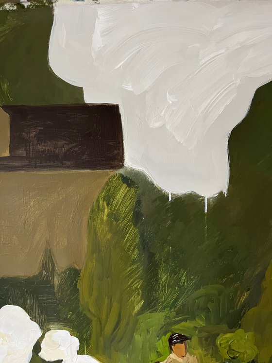 «Time of White Hydrangeas»