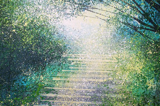 Forest Path In Spring