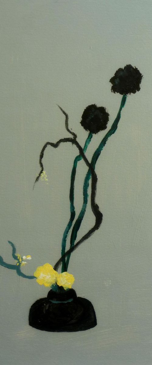 IKEBANA.SWEET WINTER / 15,75 x 11,81 in ( 30 x 40 cm ). by Pierre-Yves Beltran