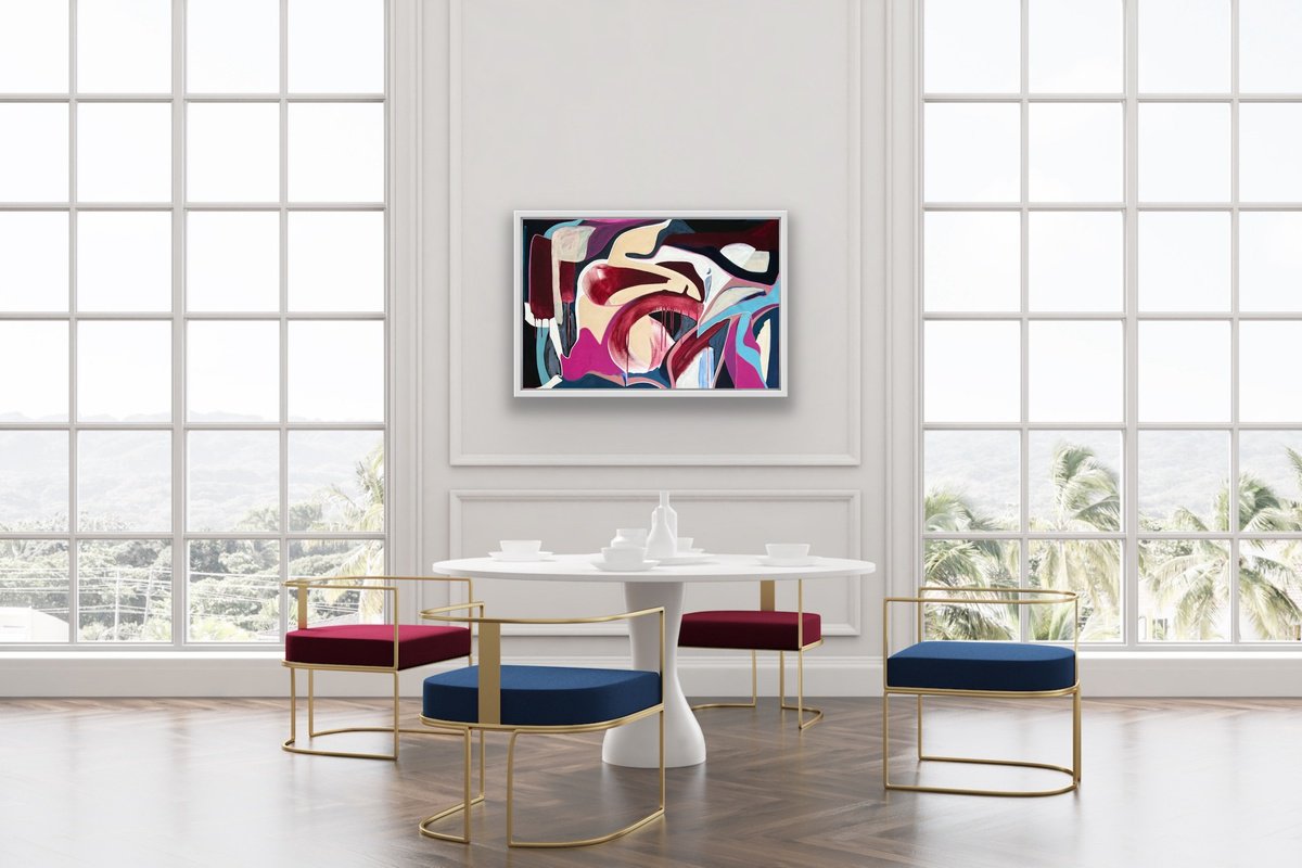 Abstract Painting By Yulia Lazorenko, 26 X 35", It