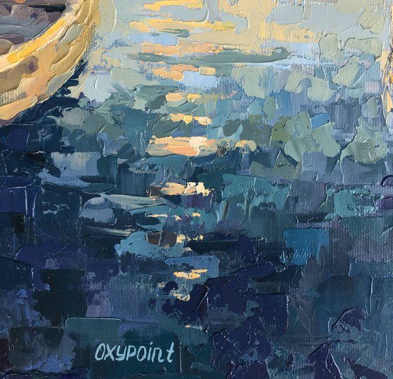 "A moment of peace at sunset"