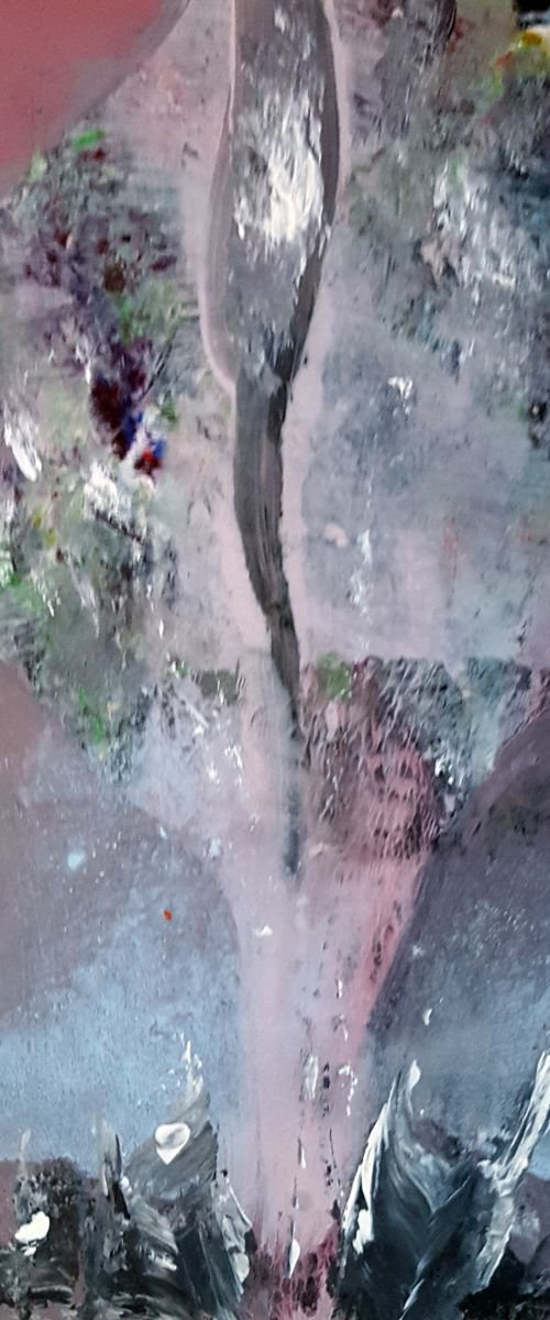 Diaphane romantic dreamscape still life signed by master KLOSKA romanian by Kloska Ovidiu
