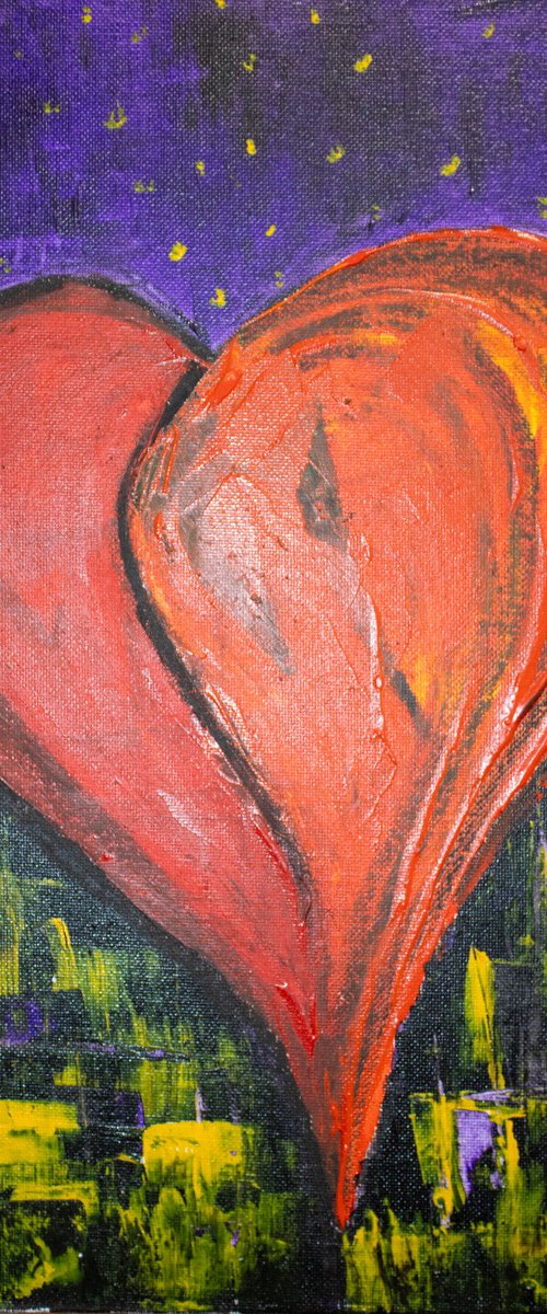 Lit by Love, Lost in the City by Maksim Gorshkov