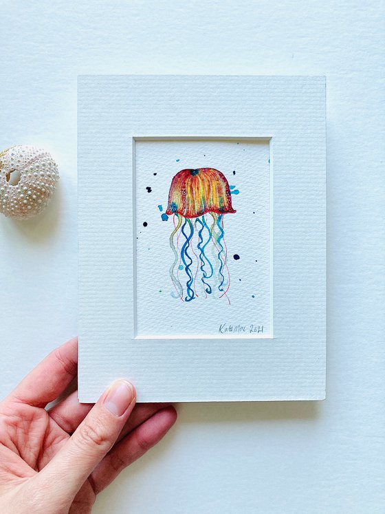 Little Jellyfish Watercolour