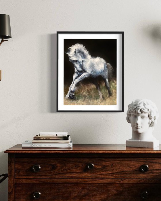 High Horse original acrylic painting