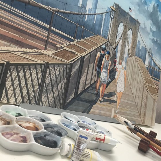 The Brooklyn Bridge