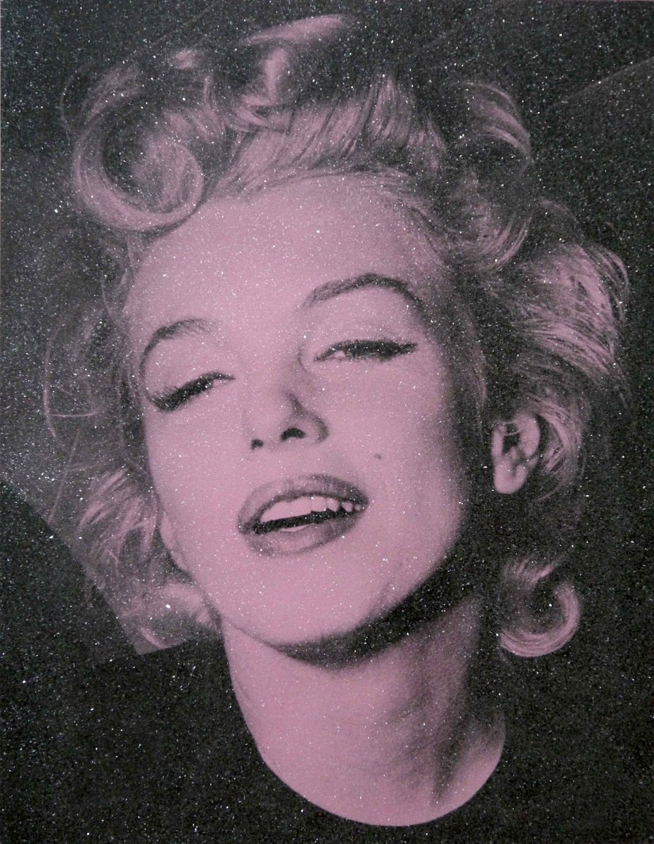 Marilyn Monroe-Magenta by David Studwell