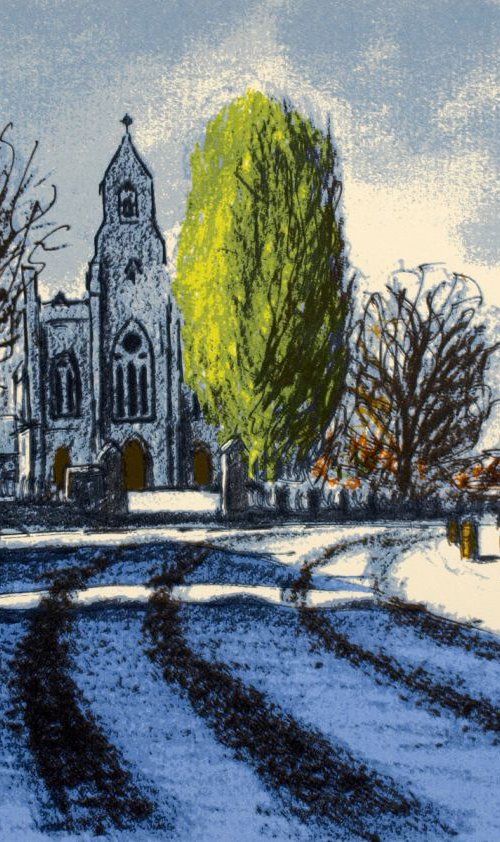 Winter Scene, Ratoath by Aidan Flanagan Irish Landscapes