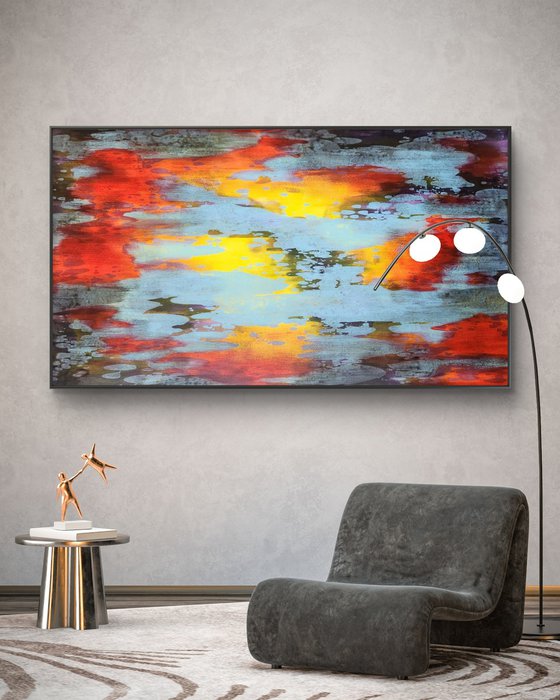 FLARE III - Contemporary Abstract Painting