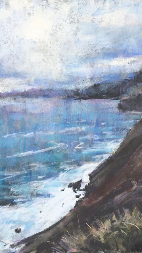 North Cornwall coast by Louise Gillard