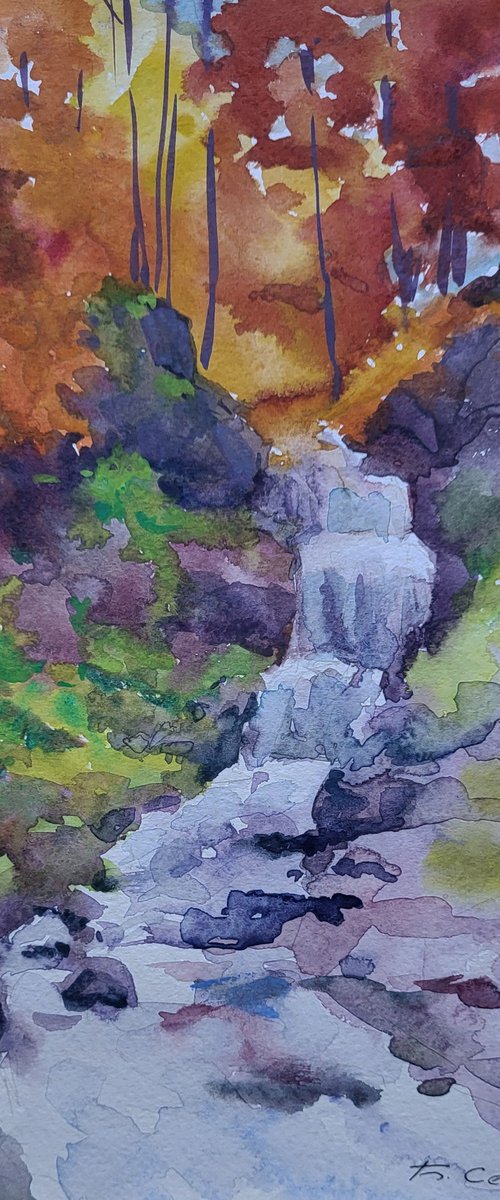 Whispering stream by Boris Serdyuk