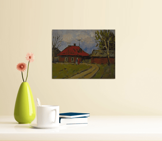 House with a red roof