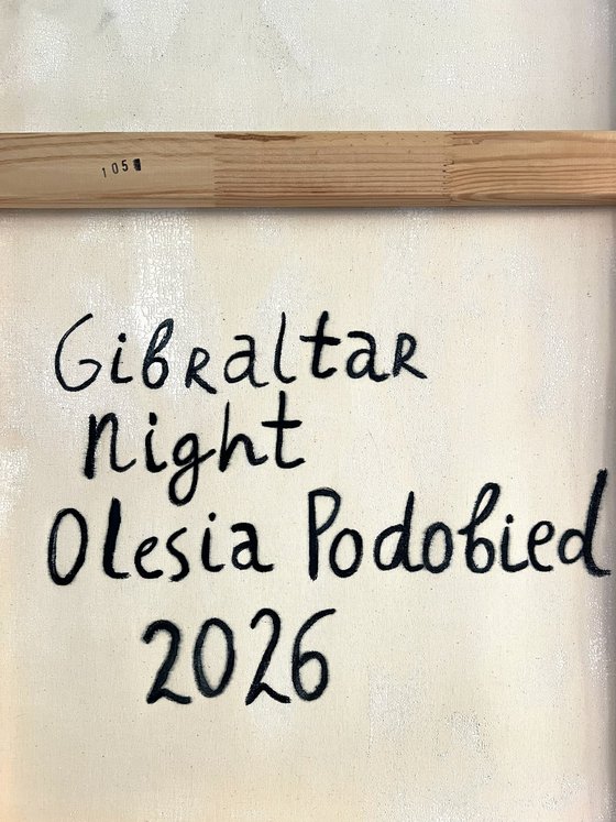 Gibraltar at night