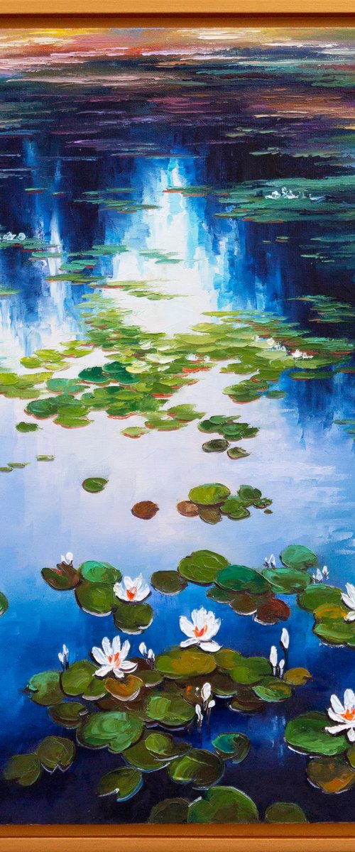 WATER LILIES 08 by Oleksii Vylusk