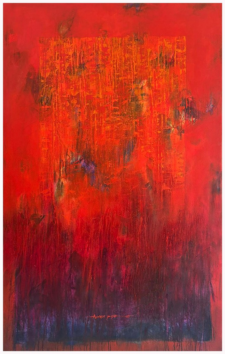  Layers Of Disappearing Landscapes_36X60 By Avinash Pise, 36 X 60, Artwork For Sale On Artfinder