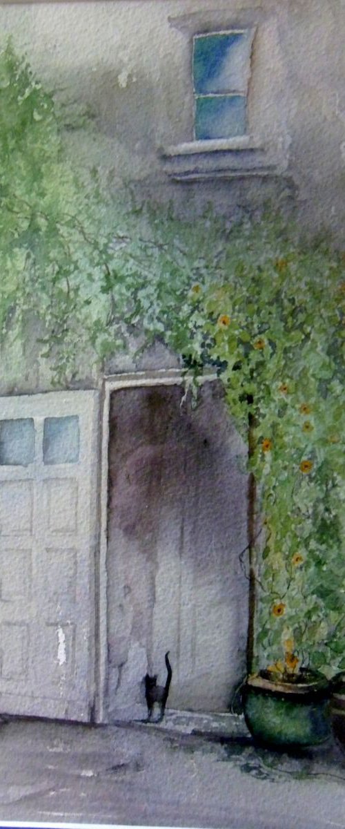 The courtyard door by Diana Dabinett