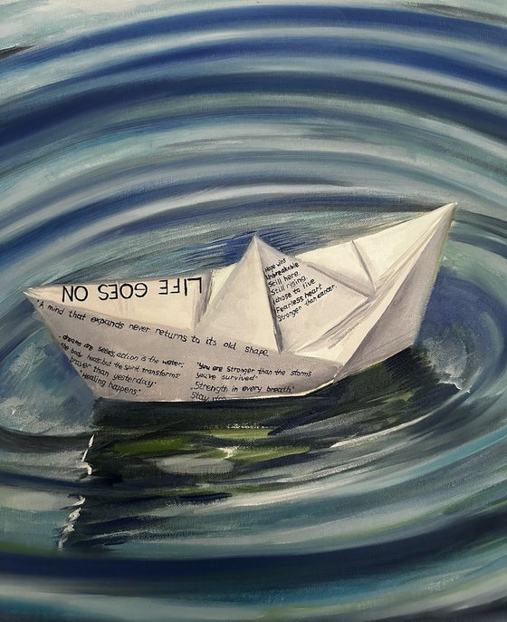 Paper boat of thoughts 2