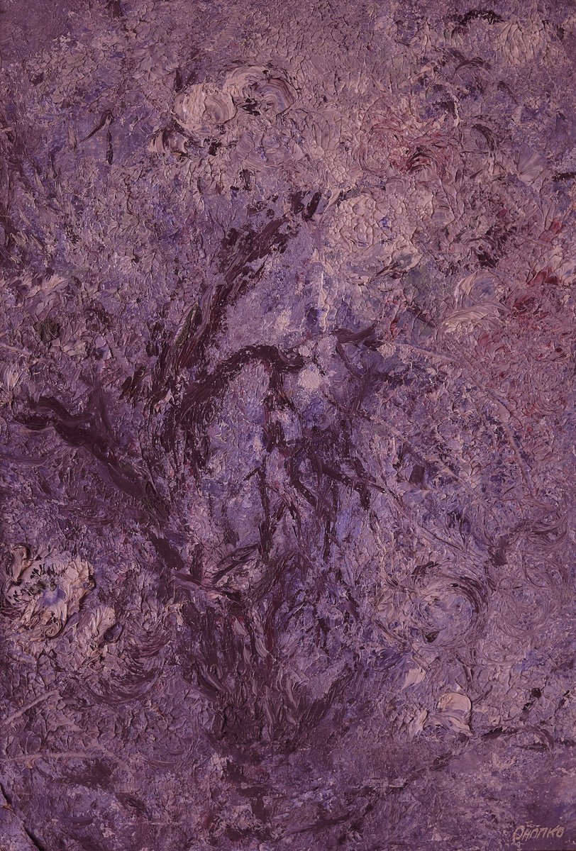 Purple abstraction by Olga Onopko