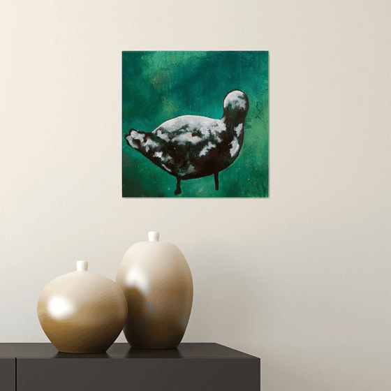 Green duck 30x30