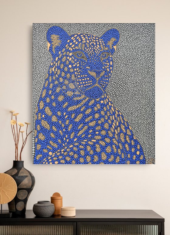 Golden Blue Leopard