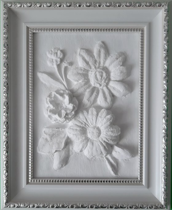 sculptural wall art "Botanical"