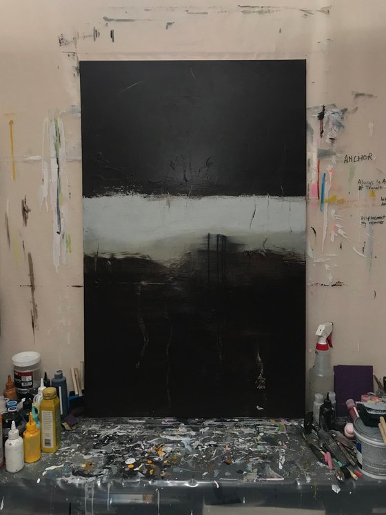 Memory's Breath Minimalist Painting