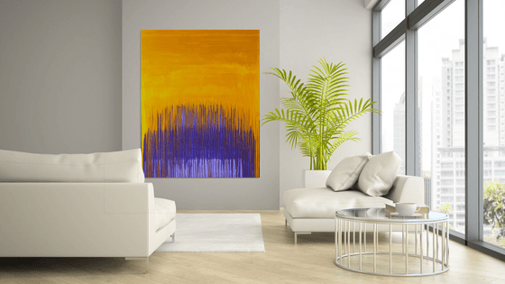 Tuesday (Orange Over Purple)