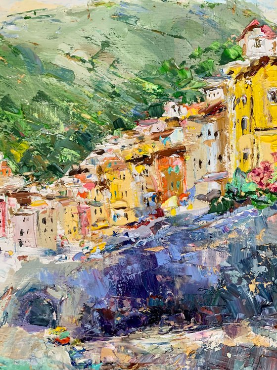 Coastal village of Riomaggiore