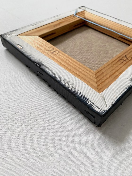 Blue Textured Painting