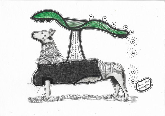 Surreal dog