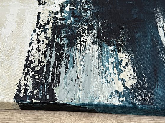 Shades of Indigo diptych set