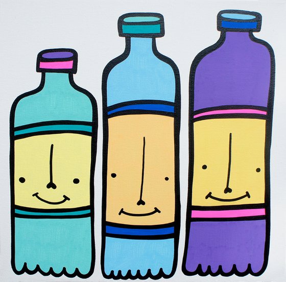 Three Bottles