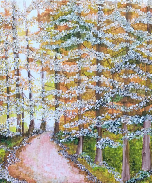 Sunshine through the trees - CZ21002 by Carol Zsolt