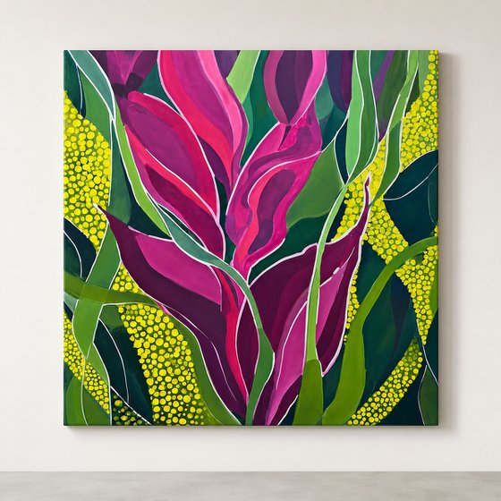Tropical Leaves Dance #3