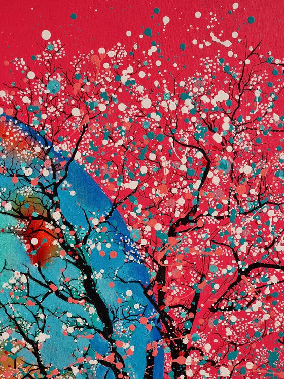 Mountain cherry blossom